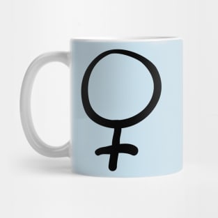 Feminist Hand-Drawn Female Symbol Mug